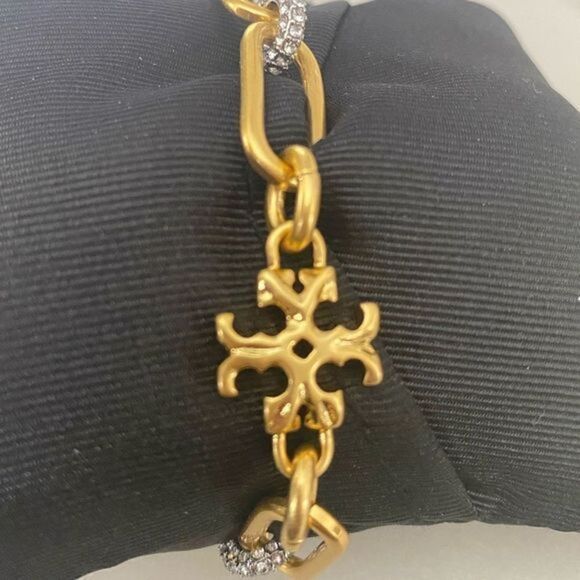 TORY BURCH•Roxanne Chain Pave Bracelet - Picture 7 of 11